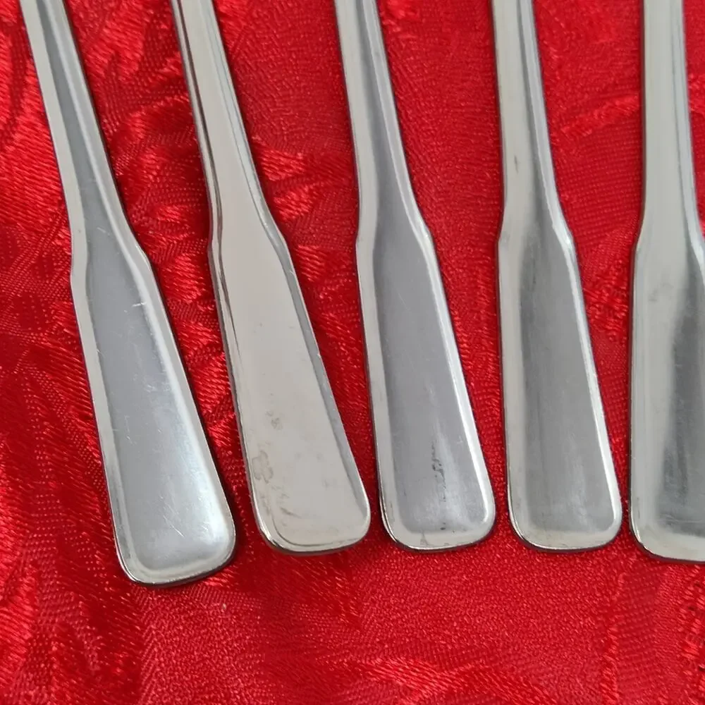 6+1X LH Tsp Friendship Oneida Wm Rogers Stainless Long Handle Tea Malt Spoons